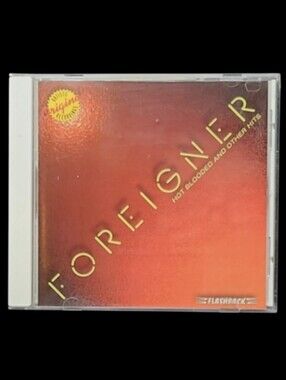MUSIC CD 2004 "FOREIGNER" HOT BLOODED AND OTHER HITS-FLASHBACK